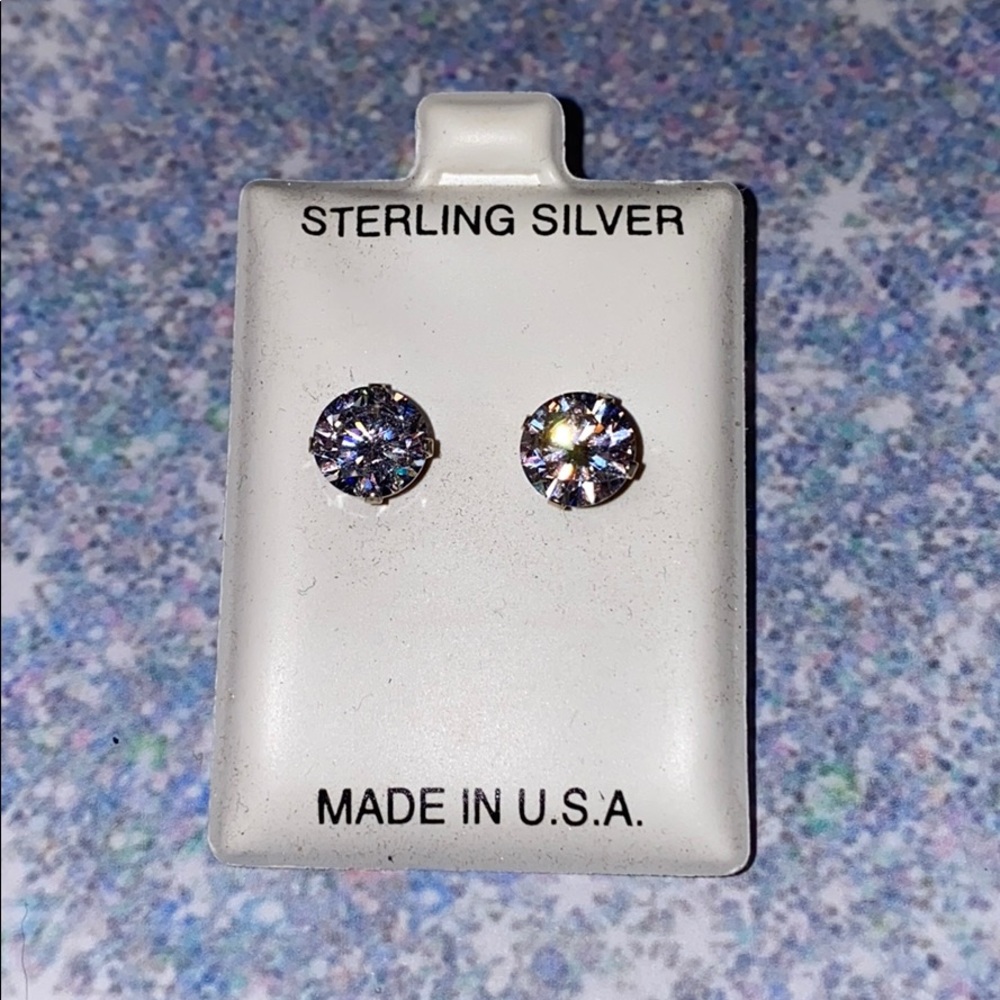 Fashion earrings sterling silver hypoallergenic
